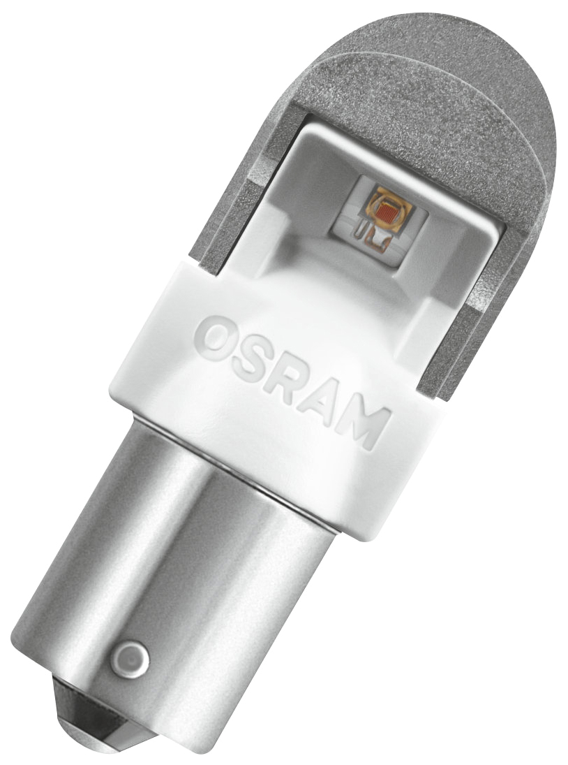 Лампа светодиодная автомобильная OSRAM 2W 12V BA15S 1500K (7556YE-02B)