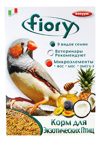 Сухой корм для экзотических птиц FIORY, 400 г