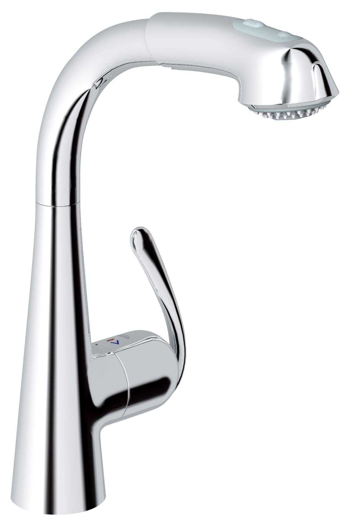 фото Смеситель для кухонной мойки grohe zedra new 32553000 хром