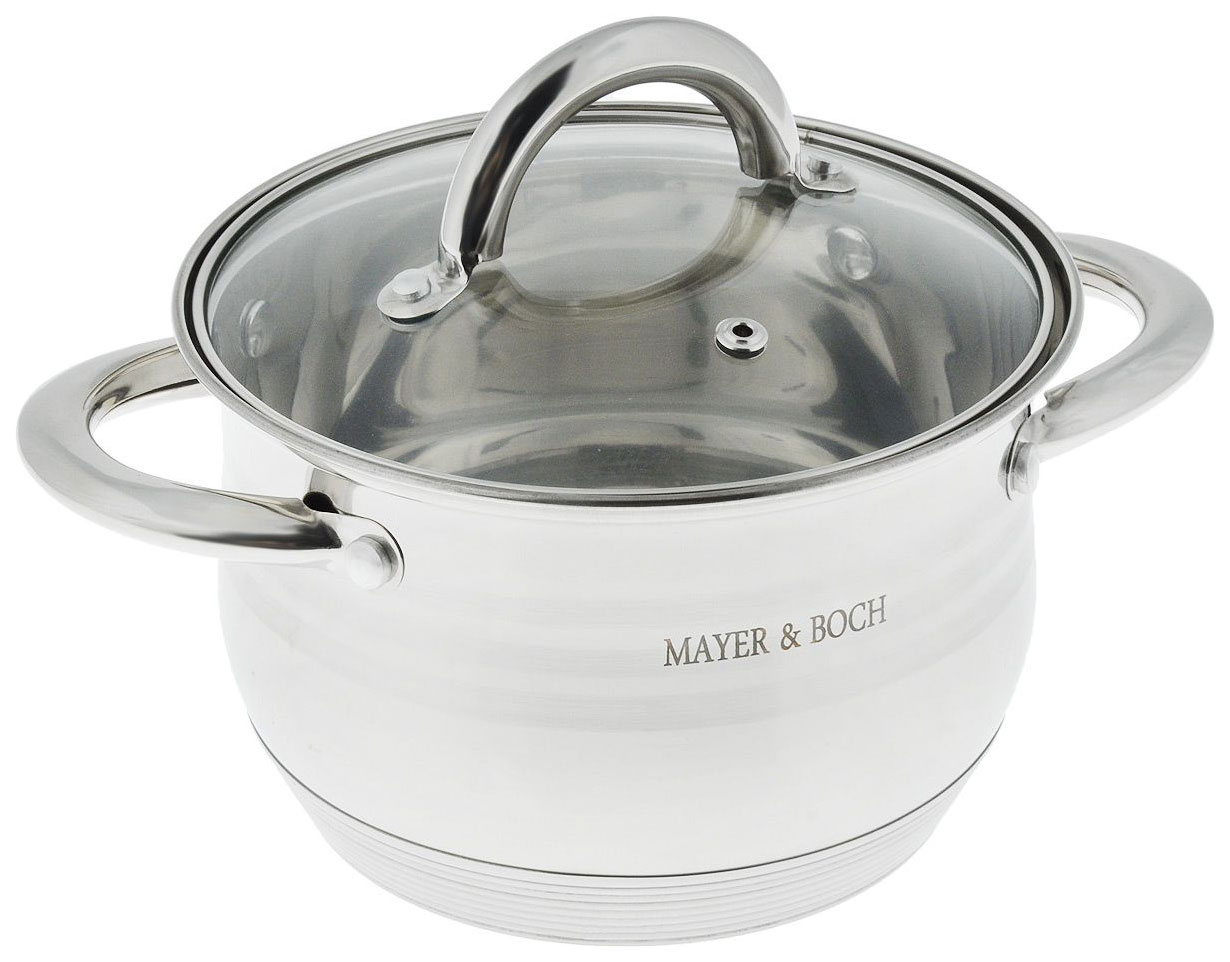 

Кастрюля Mayer&Boch 24029 2 л серебристый