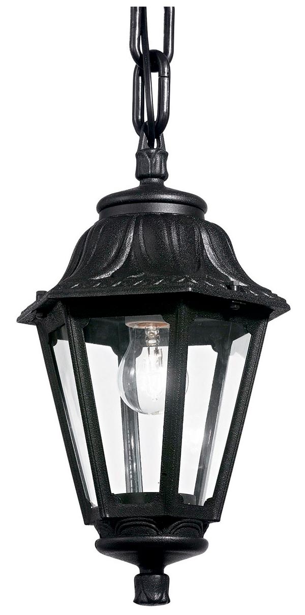 фото Уличный подвесной светильник ideal lux sp1 nero anna sp1 nero e27