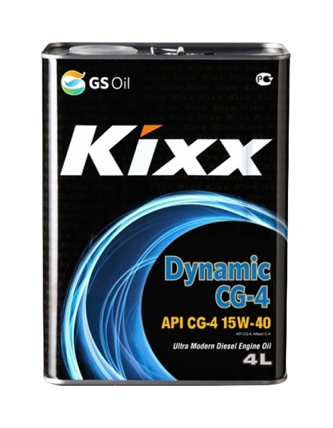 

Моторное масло Kixx HD CG-4 15W40 4 л, HD CG-4