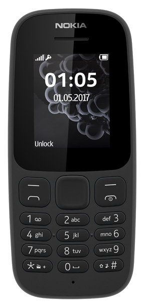 фото Мобильный телефон nokia 105 (ta-1010) black