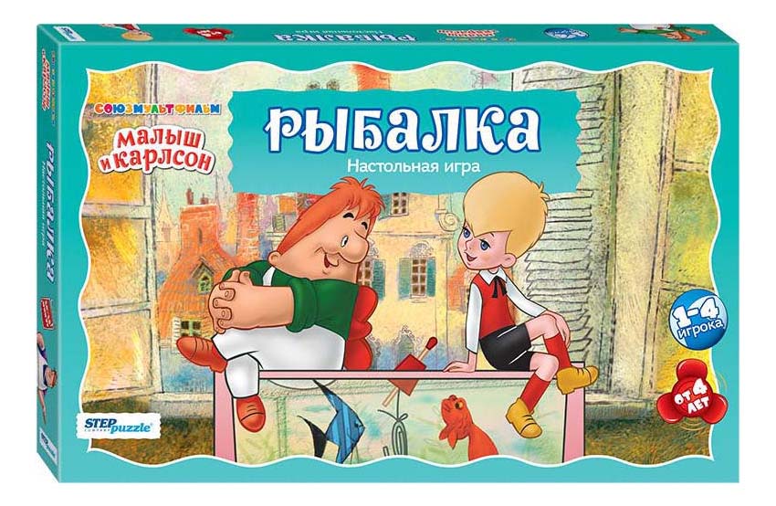 фото Семейная настольная игра step puzzle рыбалка