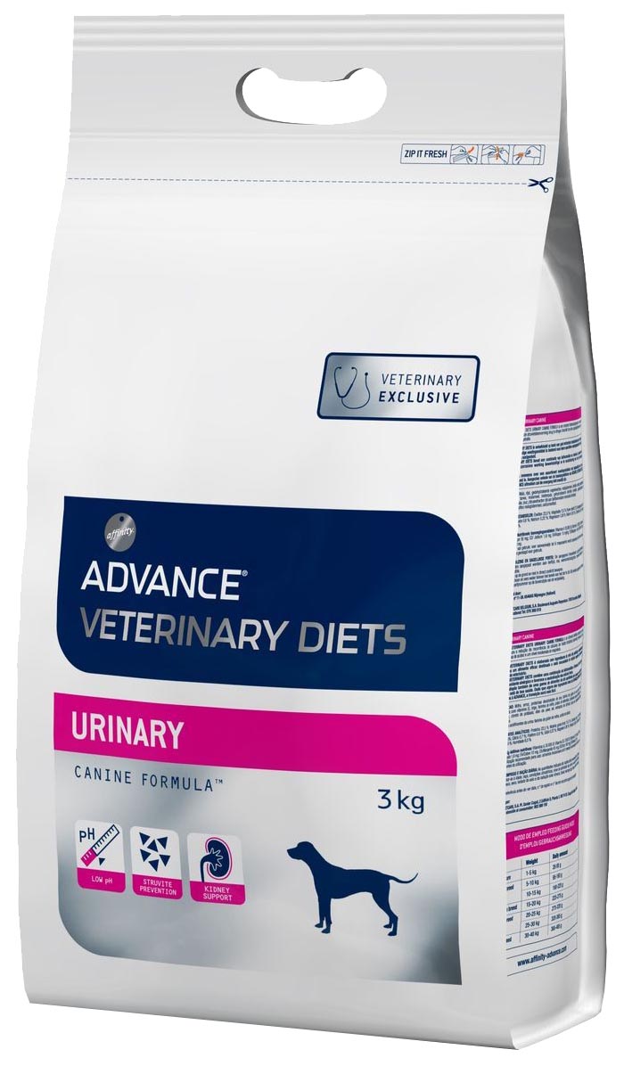 фото Сухой корм для собак advance vetirenary diets urinary, курица, 3кг