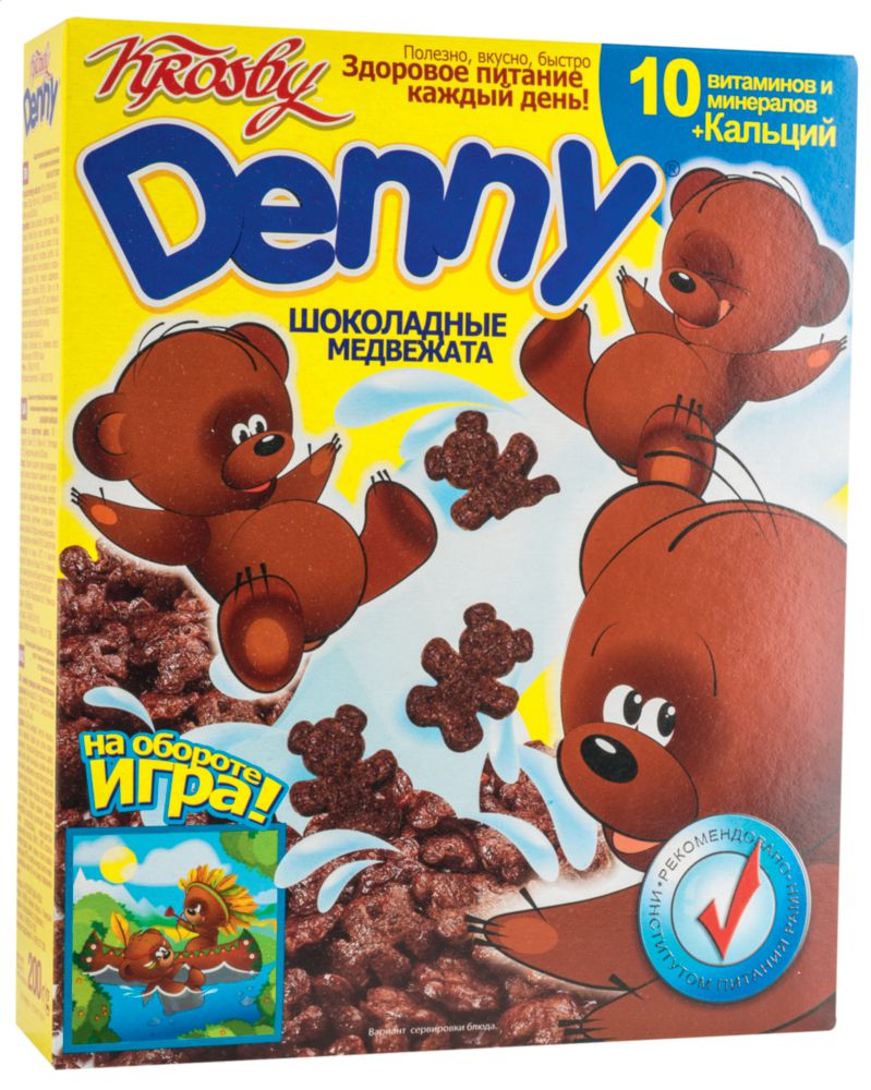 

Готовый завтрак Denny Krosby шоколадные медвежата 200 г