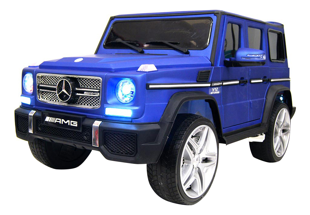 фото Электромобиль mercedes-benz g65 amg синий глянец rivertoys