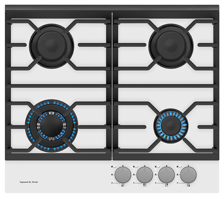 фото Встраиваемая варочная панель газовая zigmund & shtain mn 135.61 w white