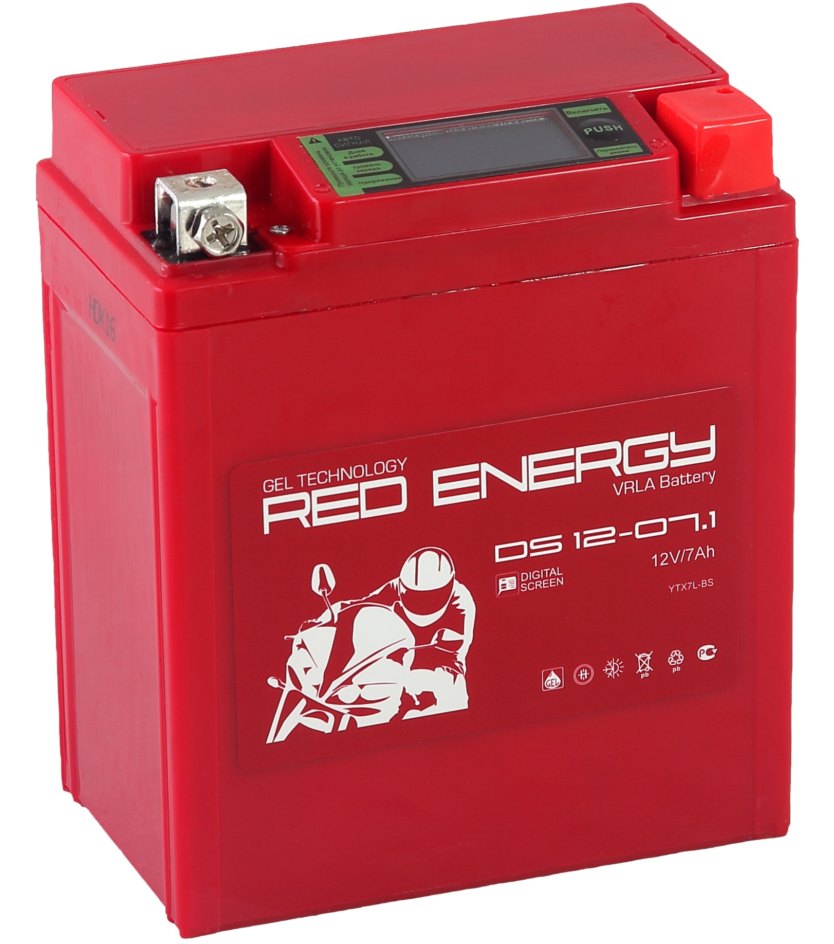 фото Аккумуляторная батарея red energy ds 1207.1