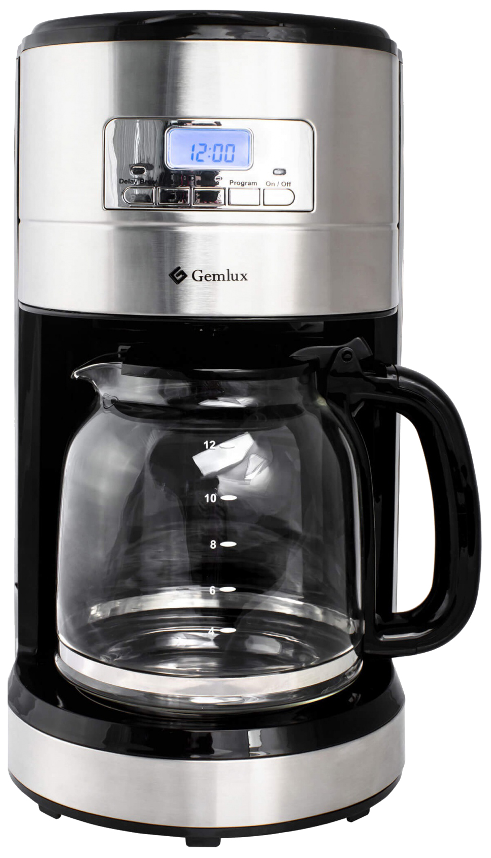 

Кофеварка капельного типа Gemlux GL-DCM-3 Black/Silver, GL-DCM-3