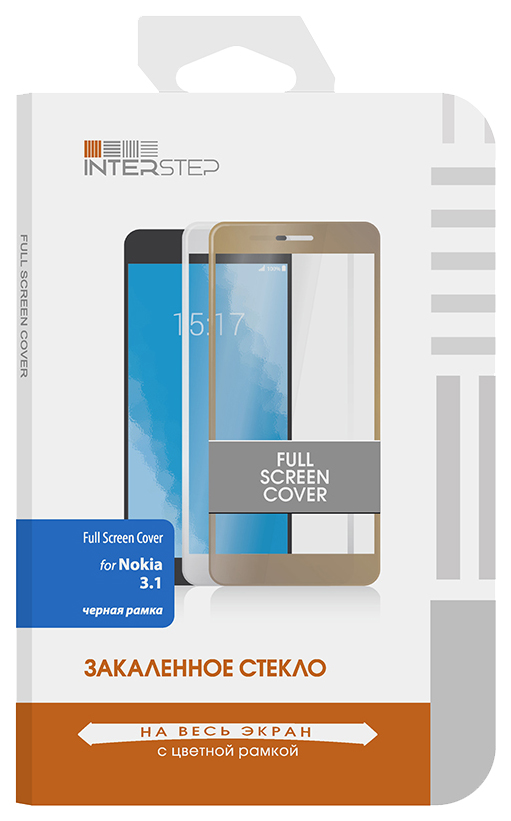 

Защитное стекло InterStep для Nokia 3.1 (2018) Black (IS-TG-NOK31FSBK-000B201)