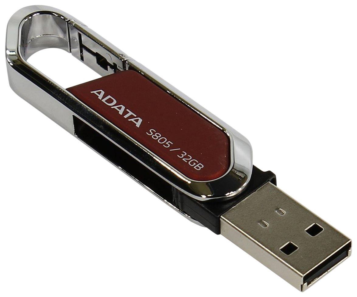 

Флешка Adata S805 32GB Red/Silver (AS805-32G-RRD), S805