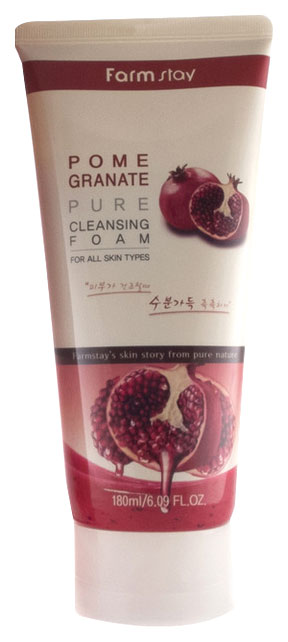 Пенка для умывания FarmStay Pomegranate Pure Cleansing с гранатом, очищающая, 180 мл jmella пенка для умывания парфюмированная pure hug 150