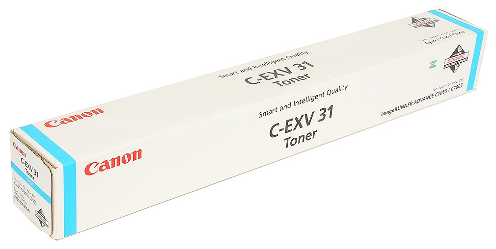 

Картридж для лазерного принтера Canon C-EXV31C голубой, оригинал, C-EXV31C