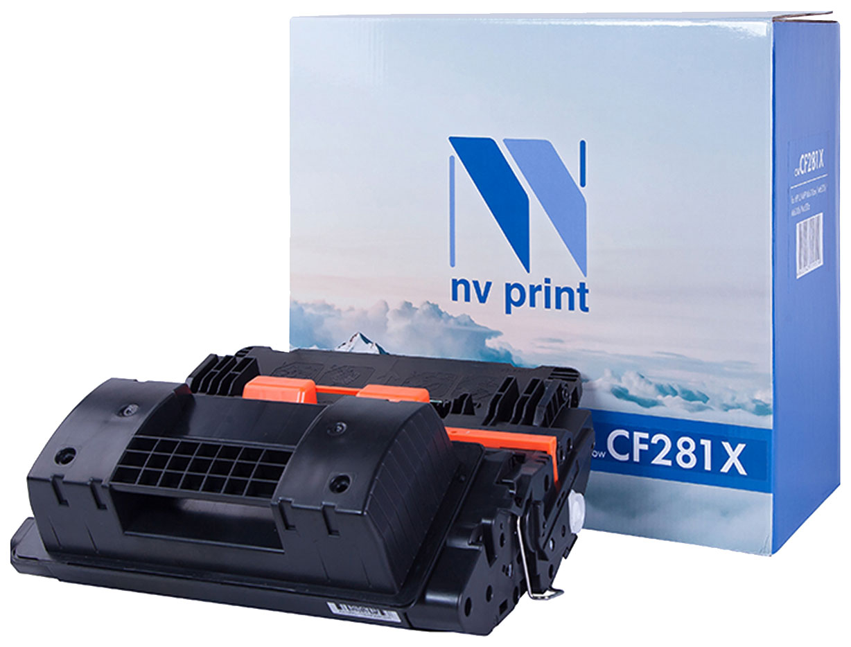 фото Картридж для лазерного принтера nv print cf281x, черный