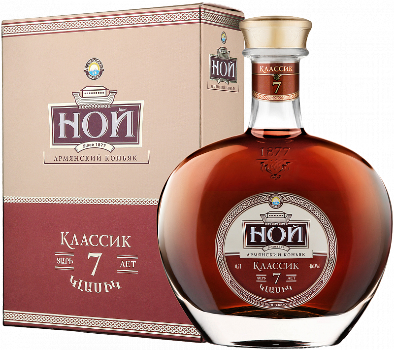 фото Коньяк ной, классический, 7 лет, 40 %, 700 мл, gift box