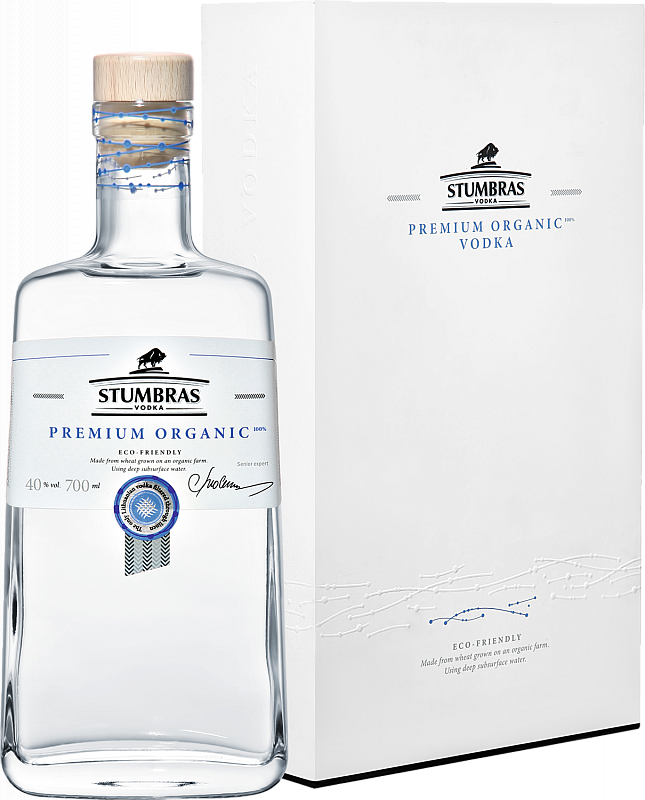 

Водка Stumbras Premium Organic (gift box), 40 %, 700 мл