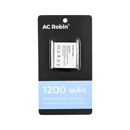 Аккумулятор для экшн-камеры AC Robin Zed5 1200 мАч