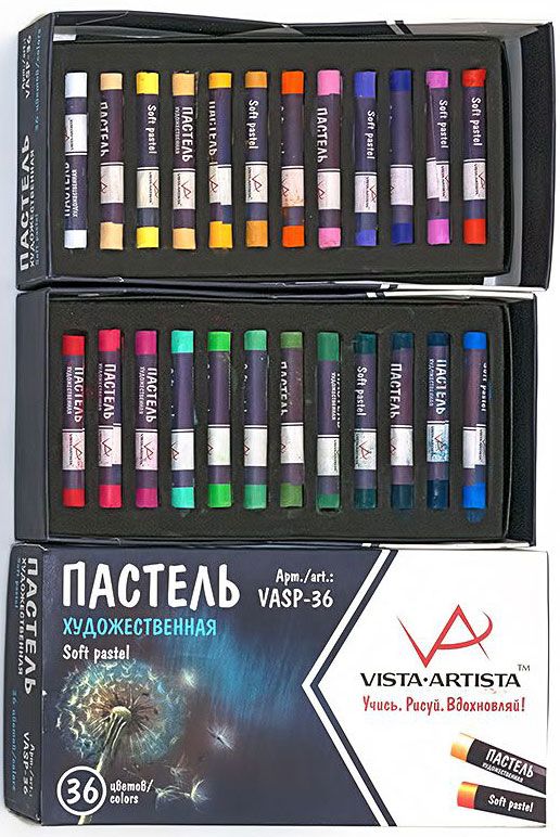 Пастель художественная Vista-artista VASP-36 Studio 36 цветов