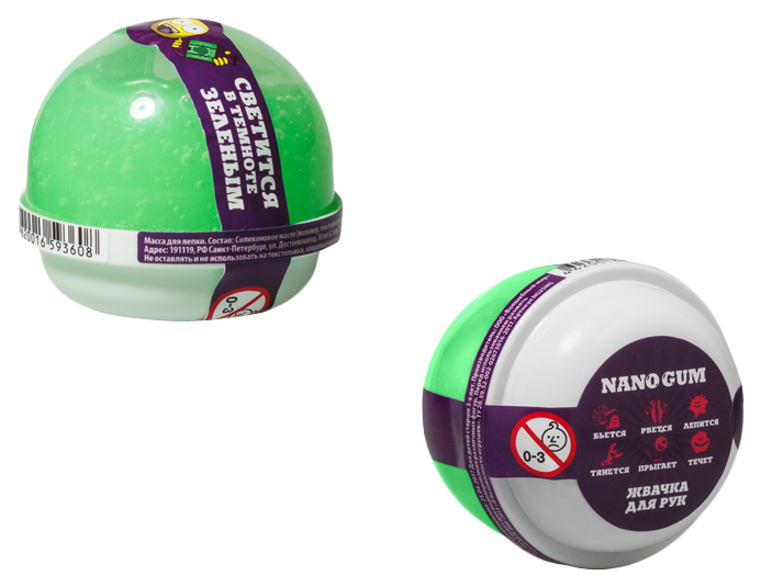 

Лизуны Nano gum NGGG25, Зеленый