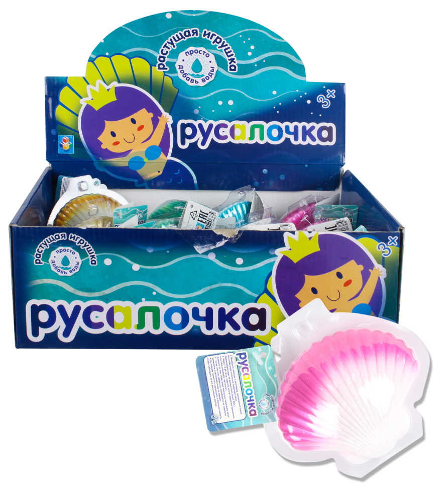 

Растущая русалочка в ракушке 1TOY