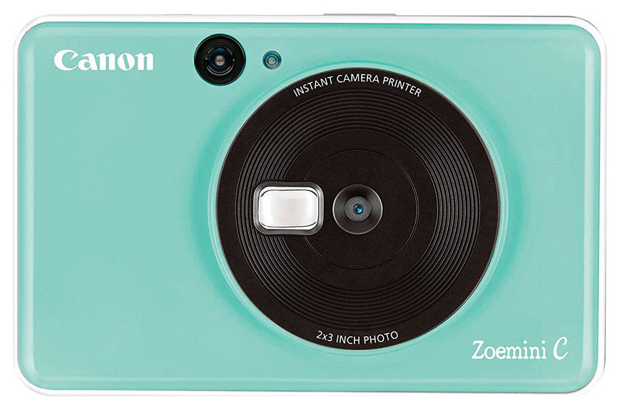 фото Фотоаппарат моментальной печати canon zoemini c mint green