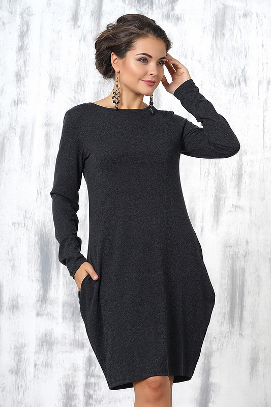 

Платье женское VAY 3236 черное 54 RU, 3236
