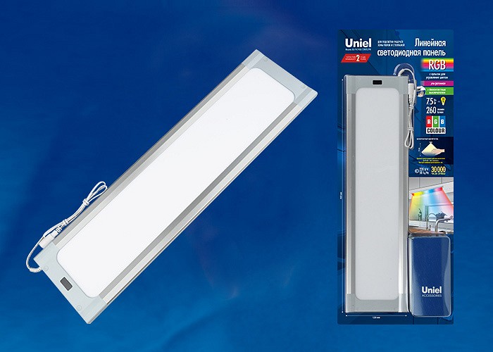 

Мебельный светодиодный светильник (UL-00003038) Uniel ULI-F42-7,5W/RGB/RC/DIM Sensor