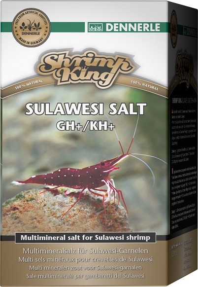 фото Соль минеральная dennerle shrimp king sulawesi salt gh+, 200 г