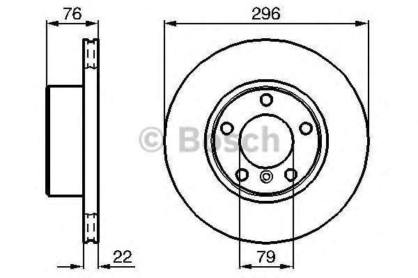 фото Тормозной диск bosch 0986478848