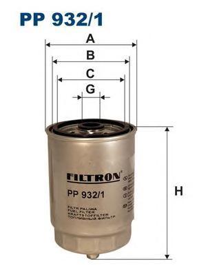 фото Фильтр топливный filtron pp9321