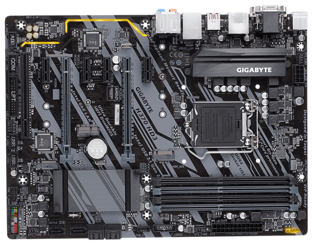 

Материнская плата GIGABYTE H370 HD3, H370 HD3