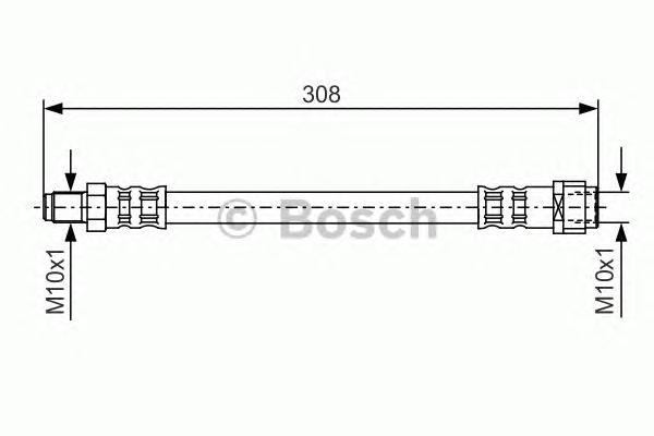 фото Шланг тормозной системы bosch 1987476427