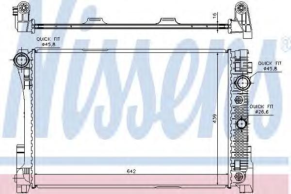 

Радиатор Nissens 67161