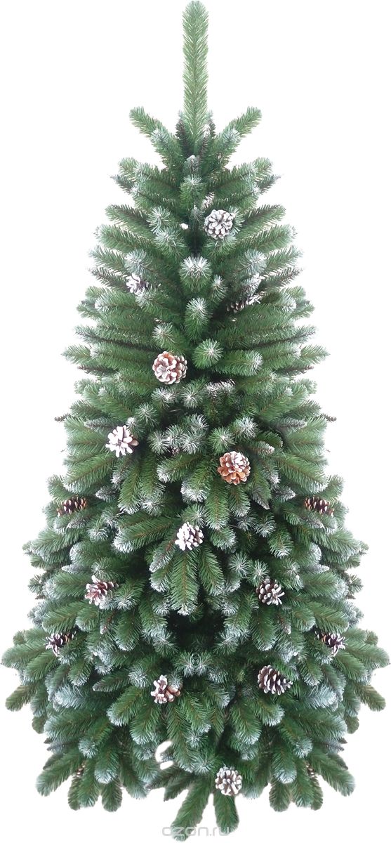 

Ель искусственная Crystal Trees Триумфальная 150 см зеленая заснеженная, Триумфальная заснеженная