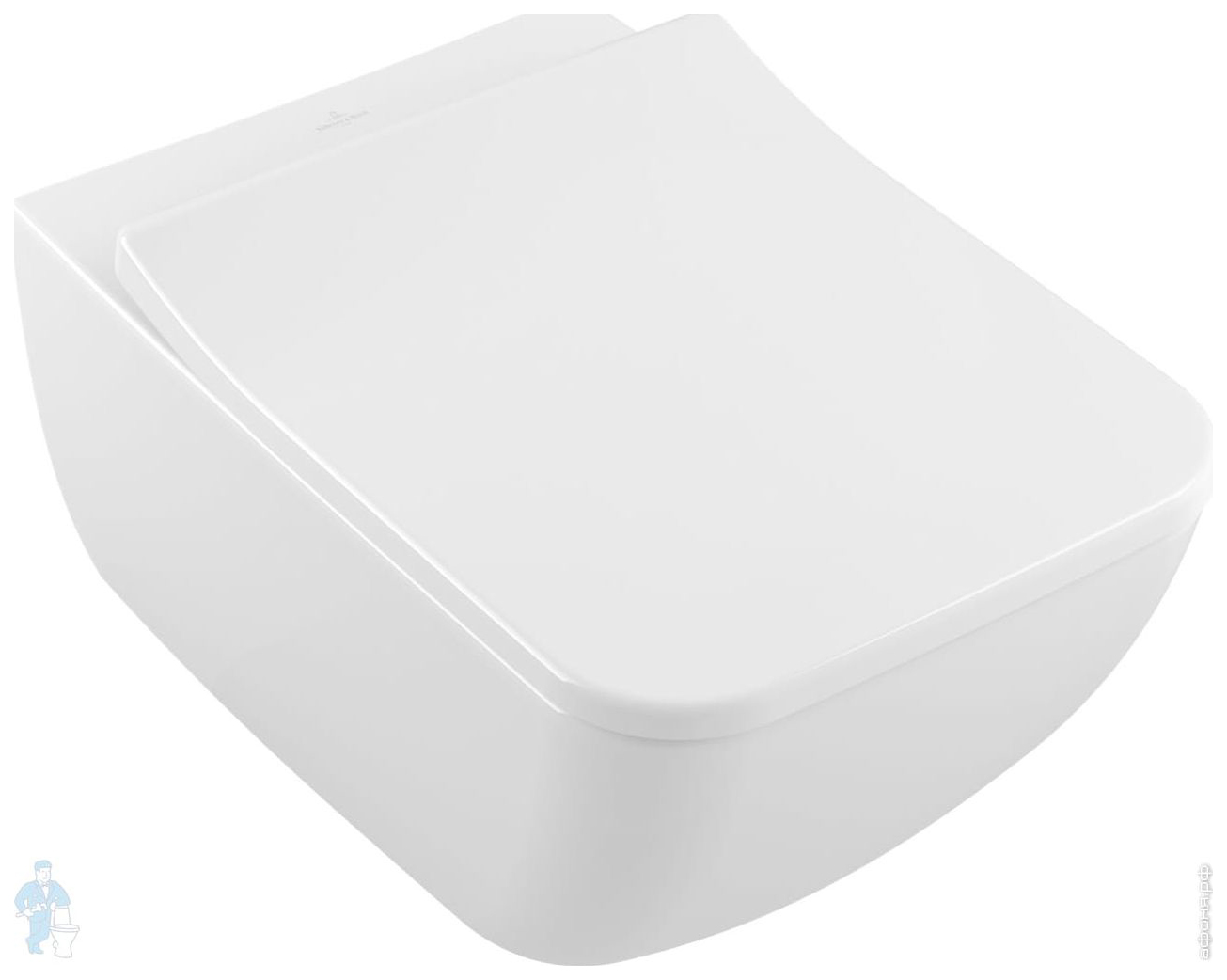 

Унитаз подвесной Villeroy & Boch Venticello 4611R001 белый