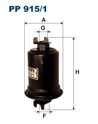 фото Фильтр топливный filtron pp915/1