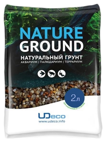 

Грунт для аквариума UDeco Sea Coral крошка 1-2 мм 2 л