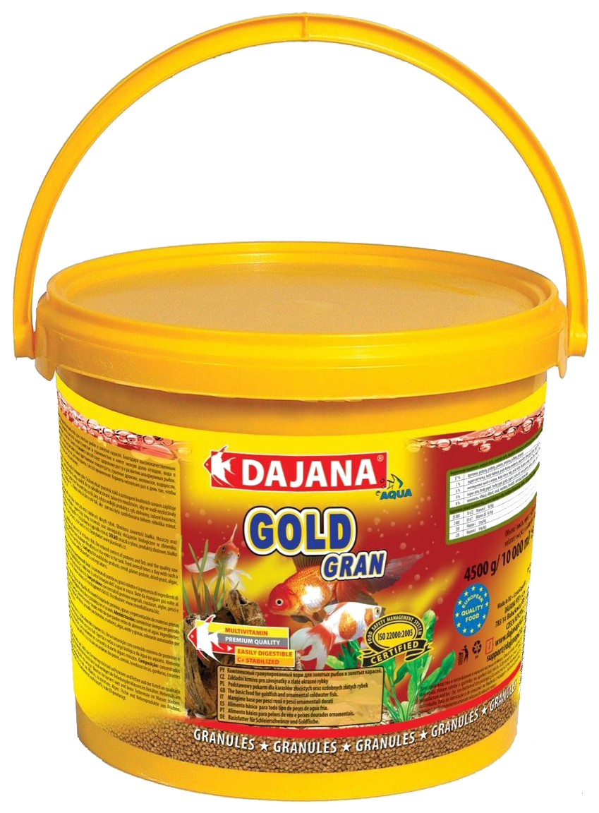 

Корм для рыб Dajana Gold Gran, гранулы, 10 л