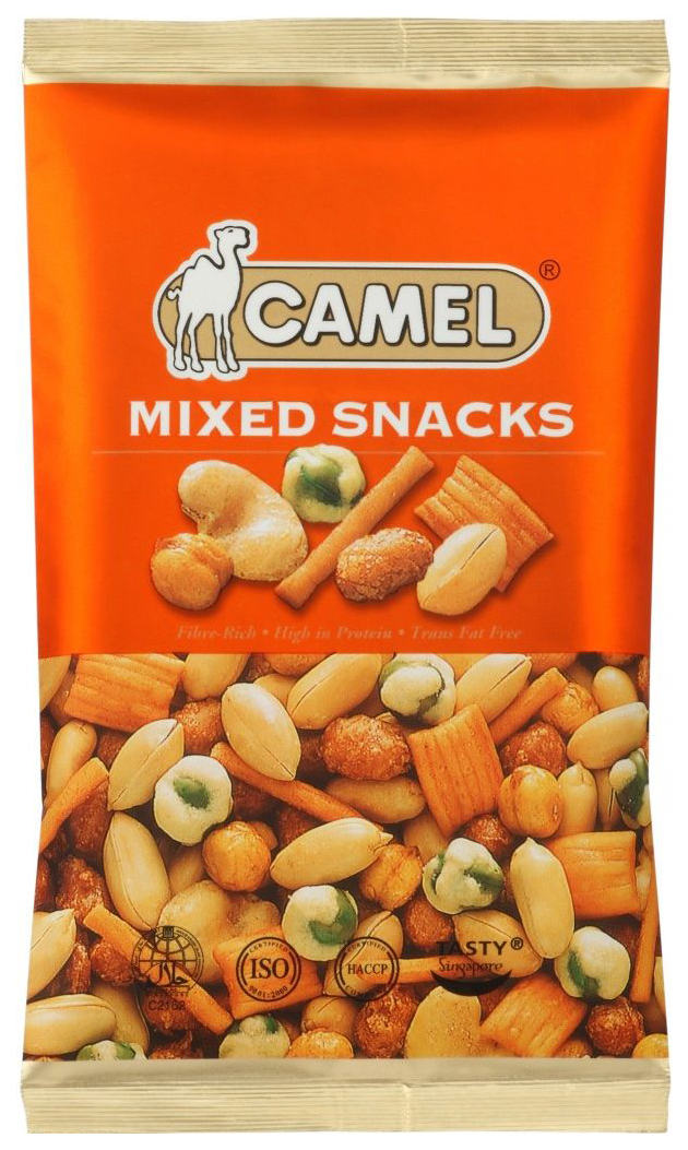 Смесь mixed snacks из орехов, бобов и горошка Camel 40 г