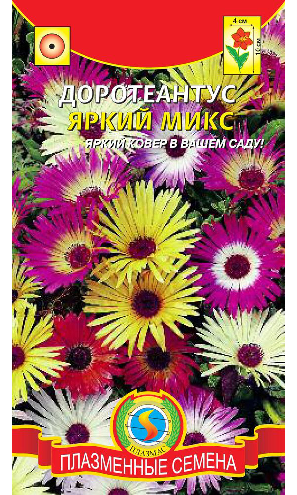 

Семена Доротеантус Яркий микс, Смесь, 0,1 г Плазмас