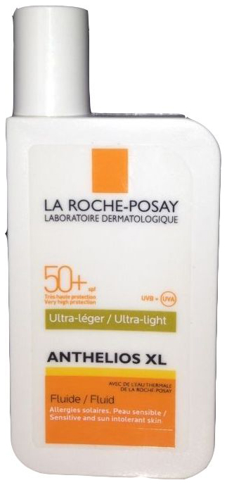 фото Солнцезащитное средство la roche-posay флюид тон spf 50+ 50 мл