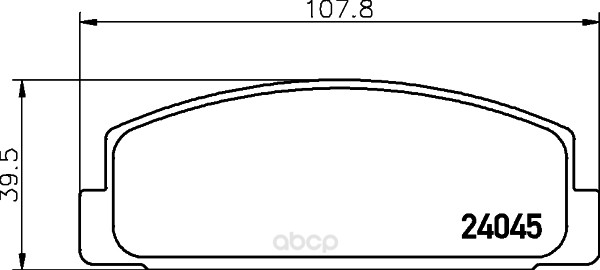 

Тормозные колодки HELLA PAGID/BEHR Nao 8DB355028201