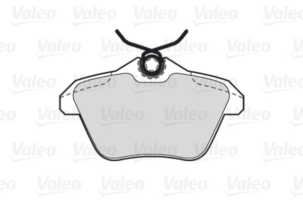 

Комплект тормозных дисковых колодок Valeo 301581