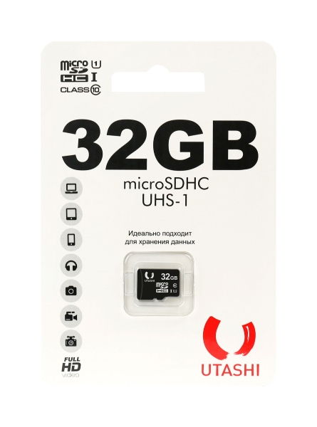 фото Карта памяти utashi micro sd ut32gbsdcl10-00 32gb