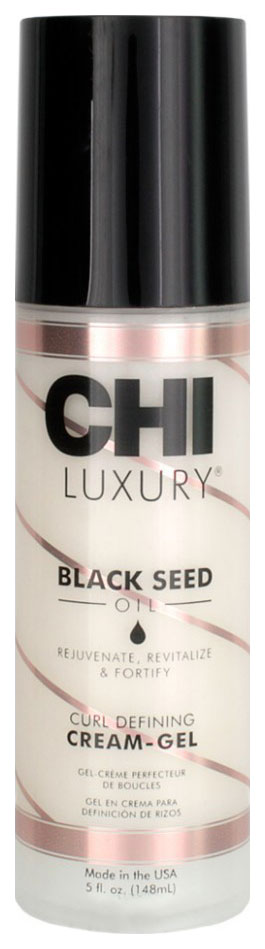 Купить Крем-гель с маслом семян черного тмина для укладки кудрявых волос Chi luxury