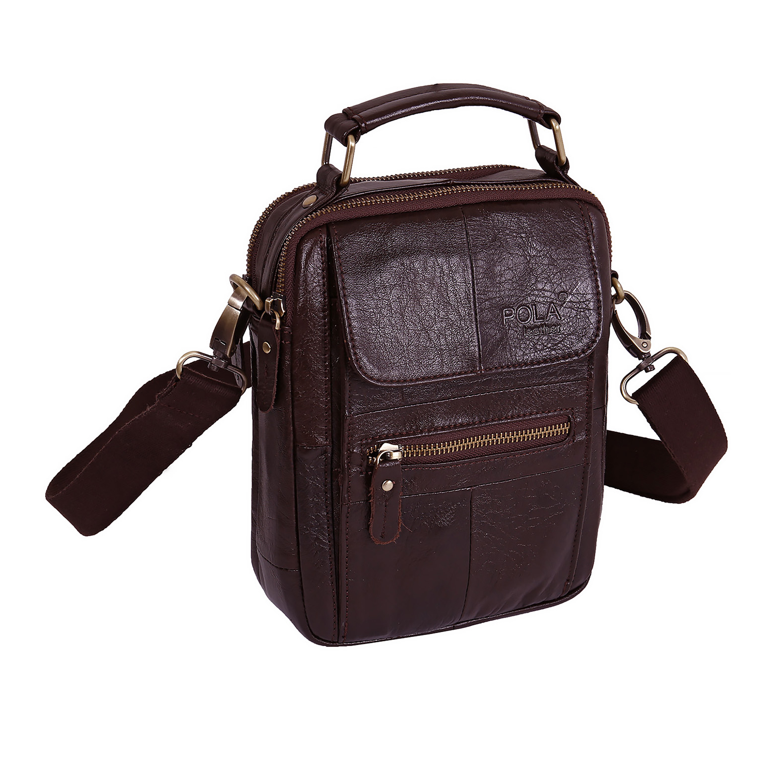 Сумка планшет мужская POLA 5121, brown