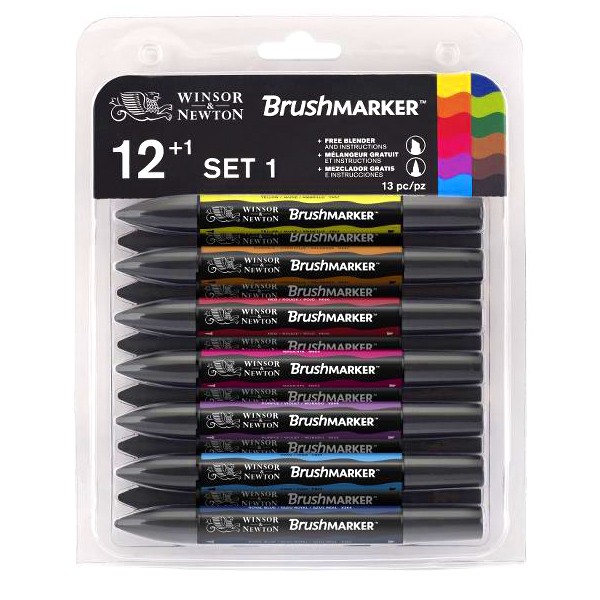 

Набор маркеров Winsor&Newton Яркие тона Winsor&Newton BRUSHMARKER Vibrant, 12шт.