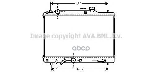 

Радиатор системы охлаждения AVA QUALITY COOLING SZ2052