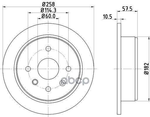 фото Тормозной диск nisshinbo nd6001k